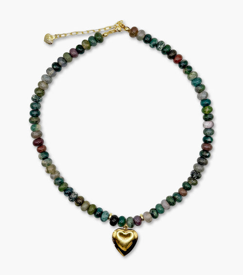 Autumn Heart Necklace