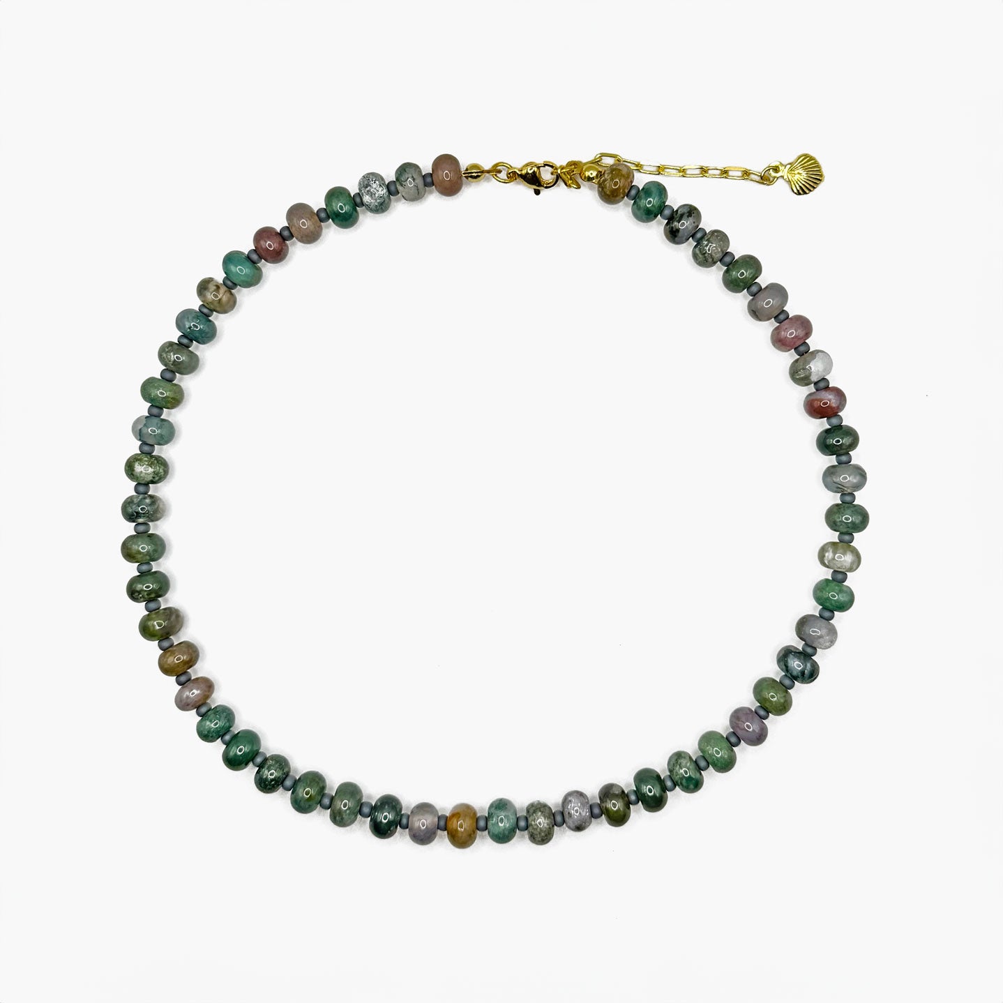 Classic India Agate Necklace