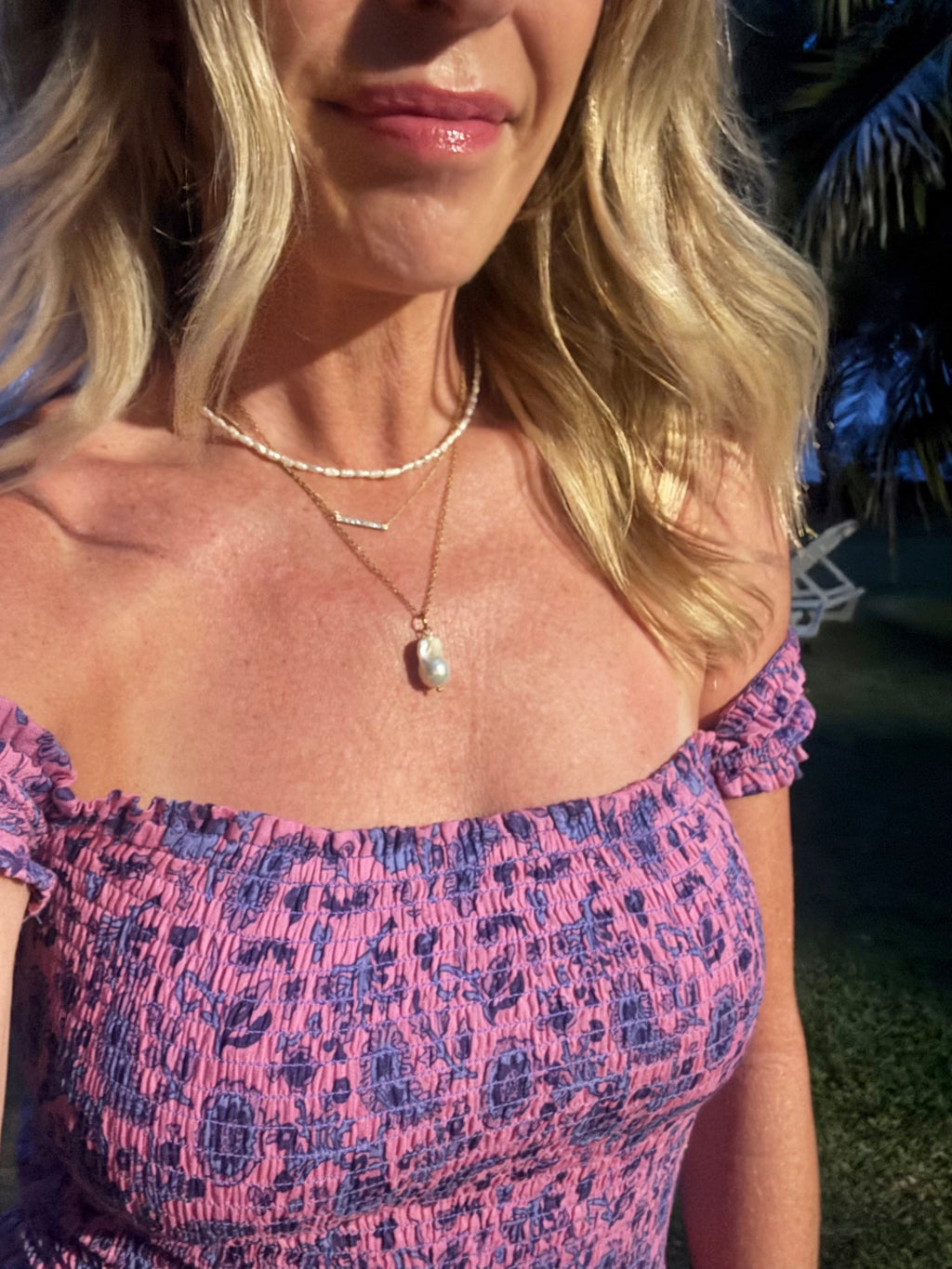Siren's Pearl Charm Necklace
