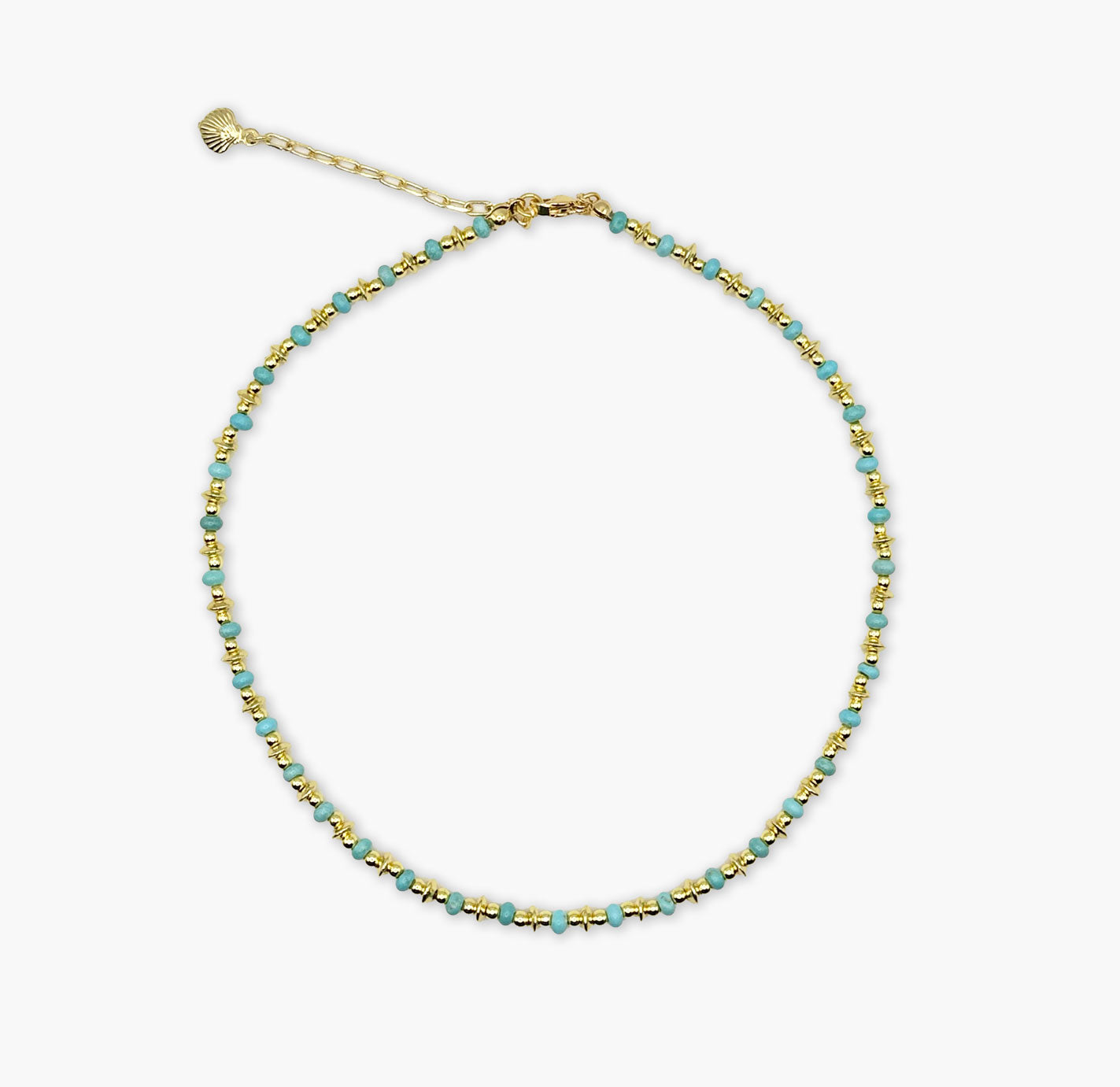 Golden Turquoise Necklace