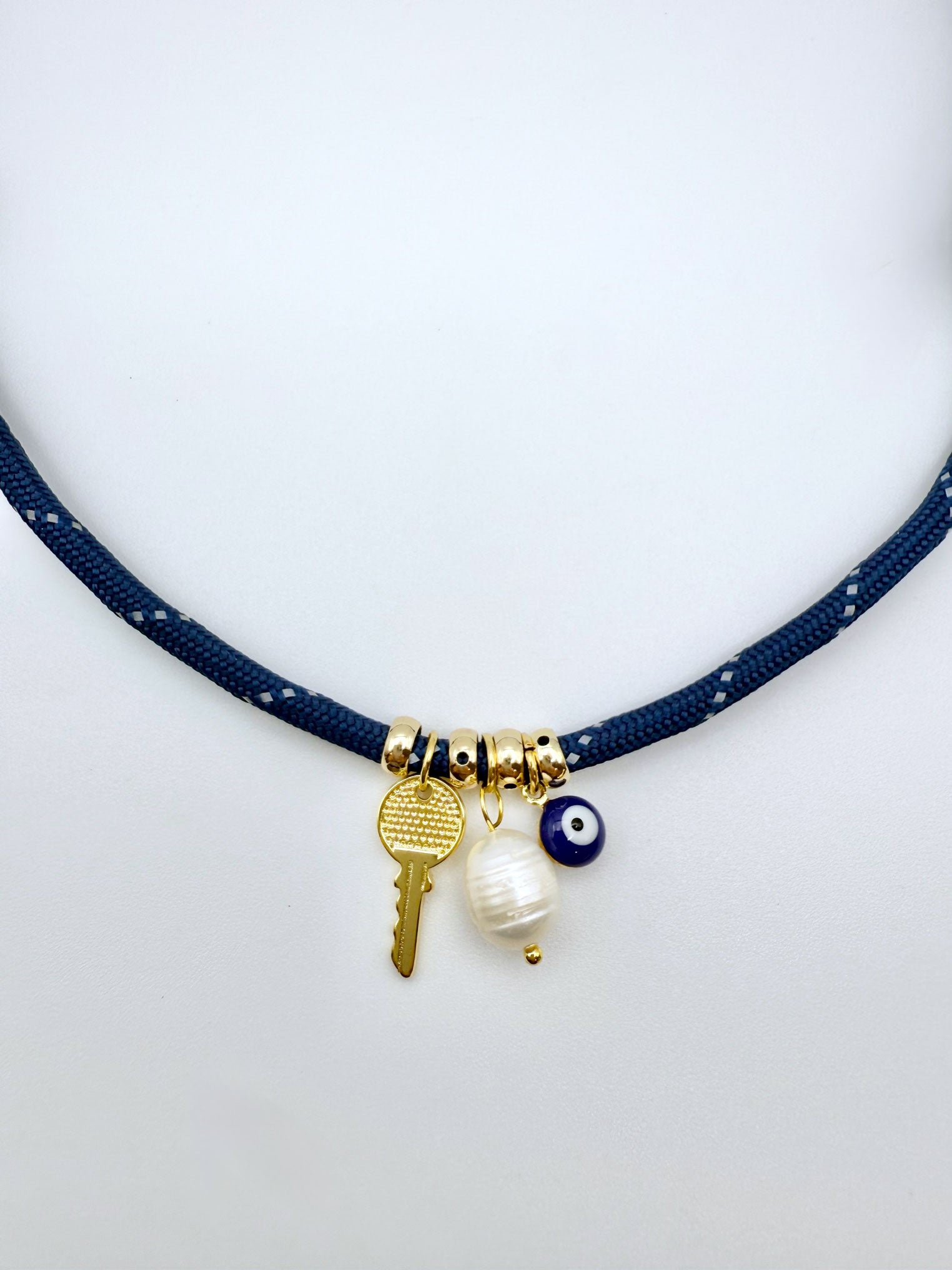 Key to Santorini Necklace