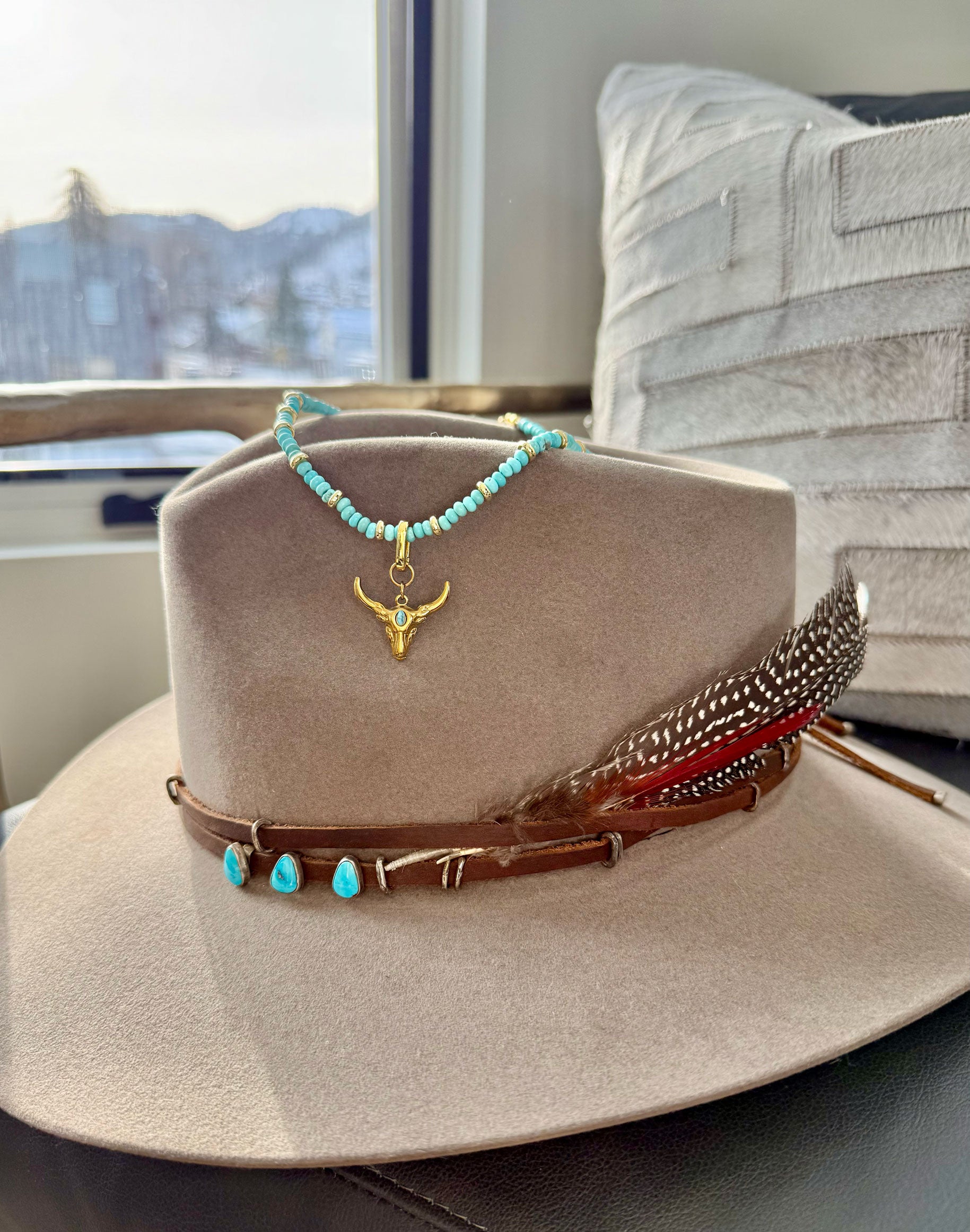 Longhorn Turquoise Necklace