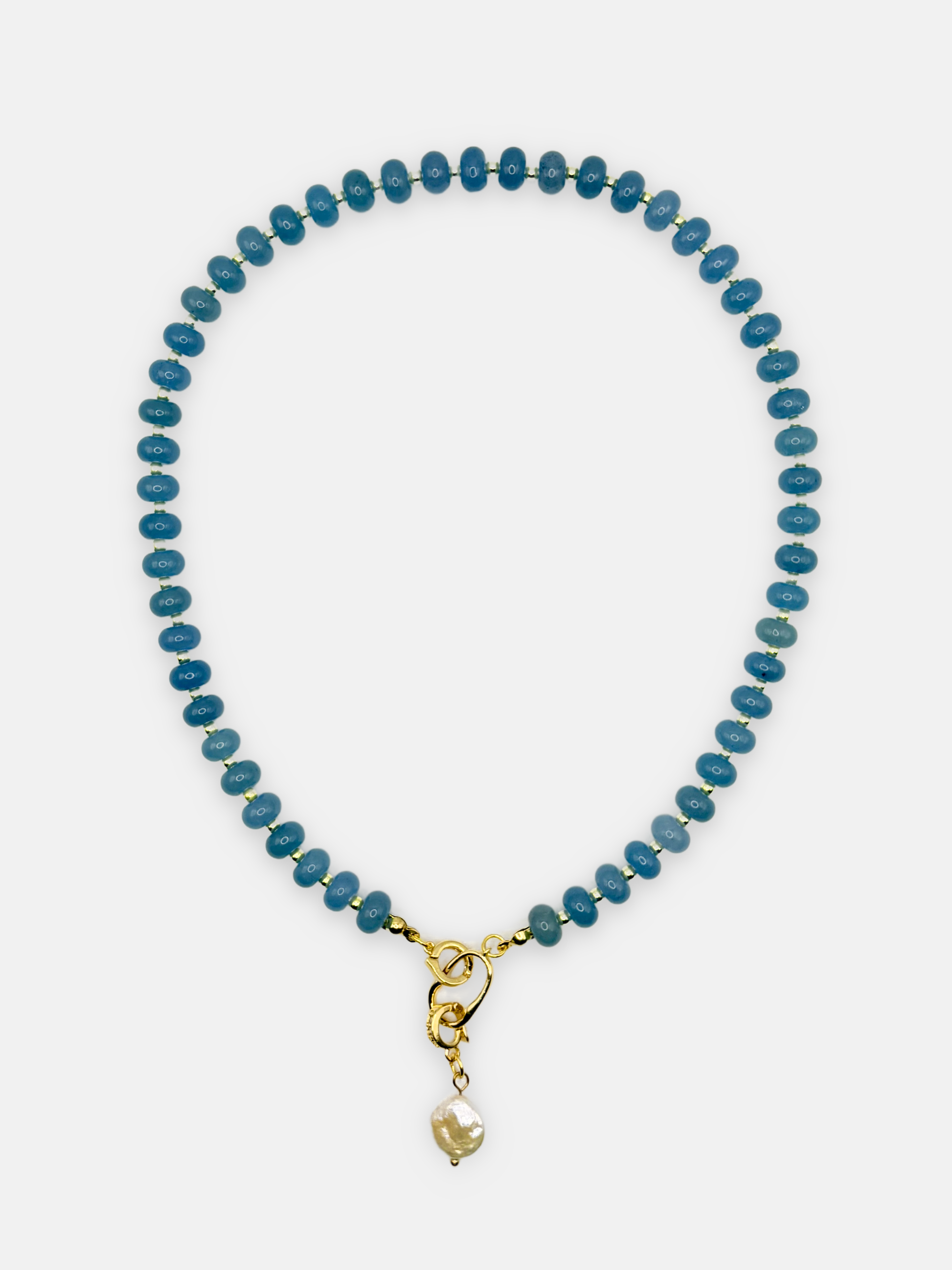 Neptune Hour Necklace - Riviera Blue