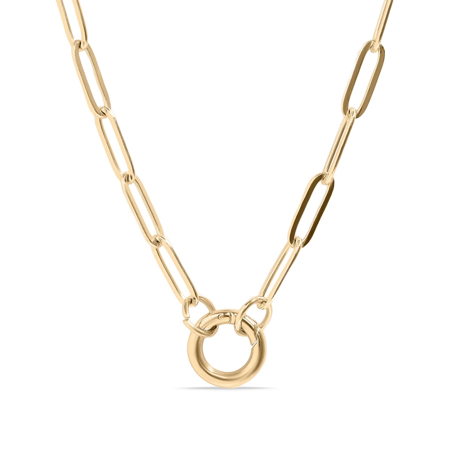 Paperclip Charm Chain