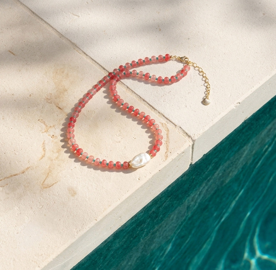 Watermelon Tide Necklace