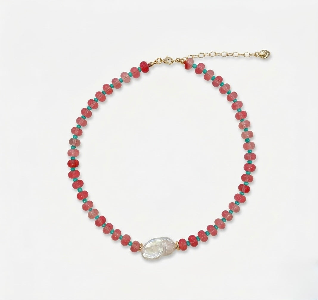 Watermelon Tide Necklace